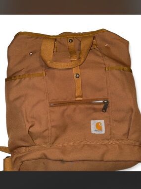 Carhartt Brown Canvas Backpack Tote